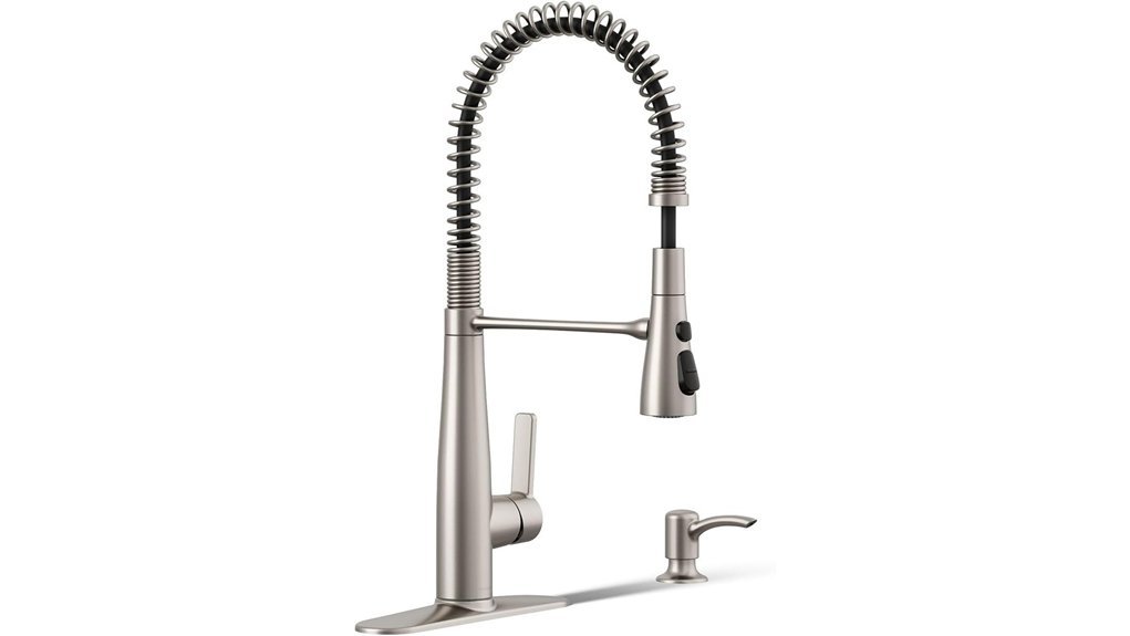 kohler kitchen faucet set