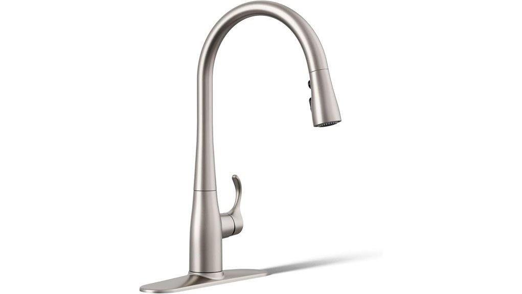 kohler simplice pull down faucet