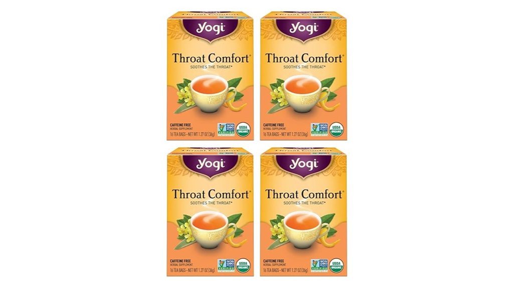 herbal throat relief tea