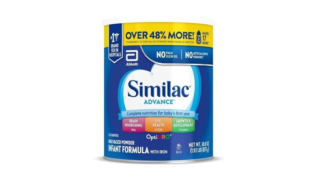 infant formula with iron