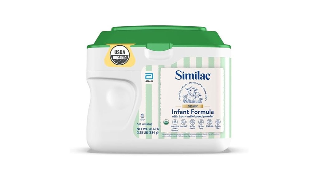 organic infant formula powder