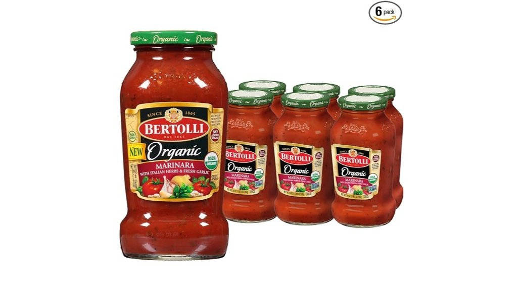 organic marinara sauce pack