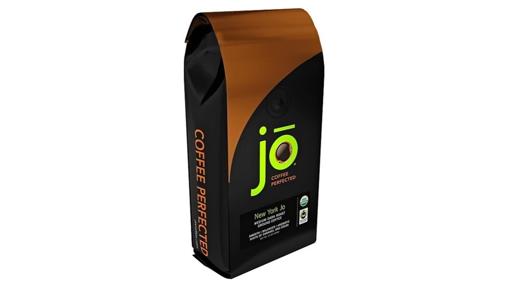 organic medium dark coffee blend