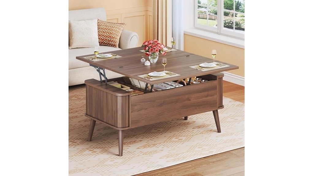 lift top storage table