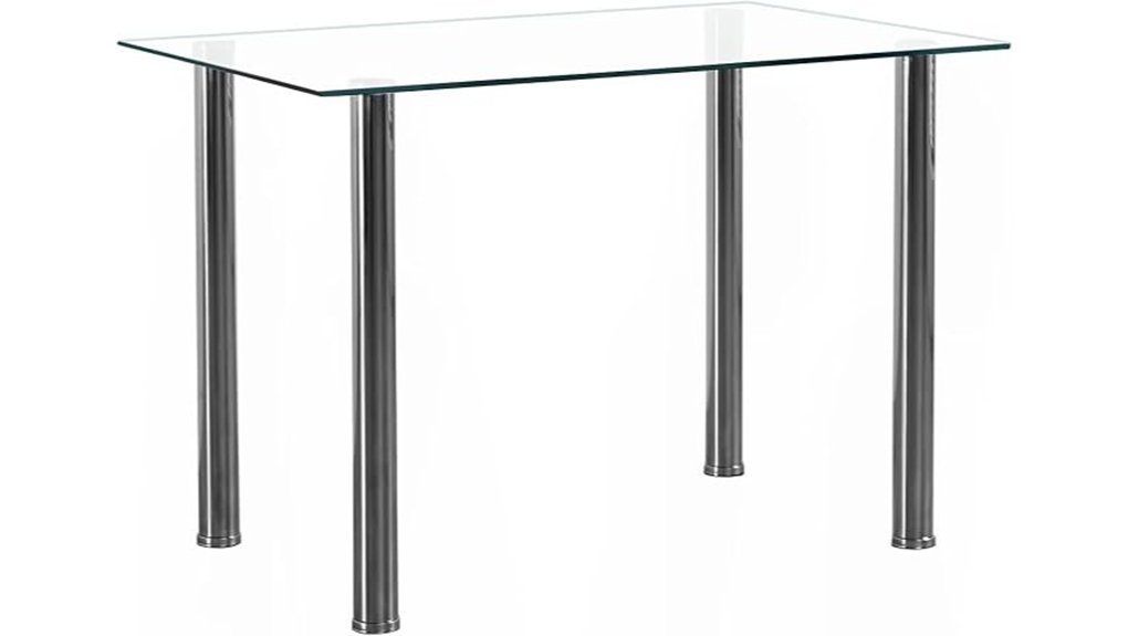 modern tempered glass dining