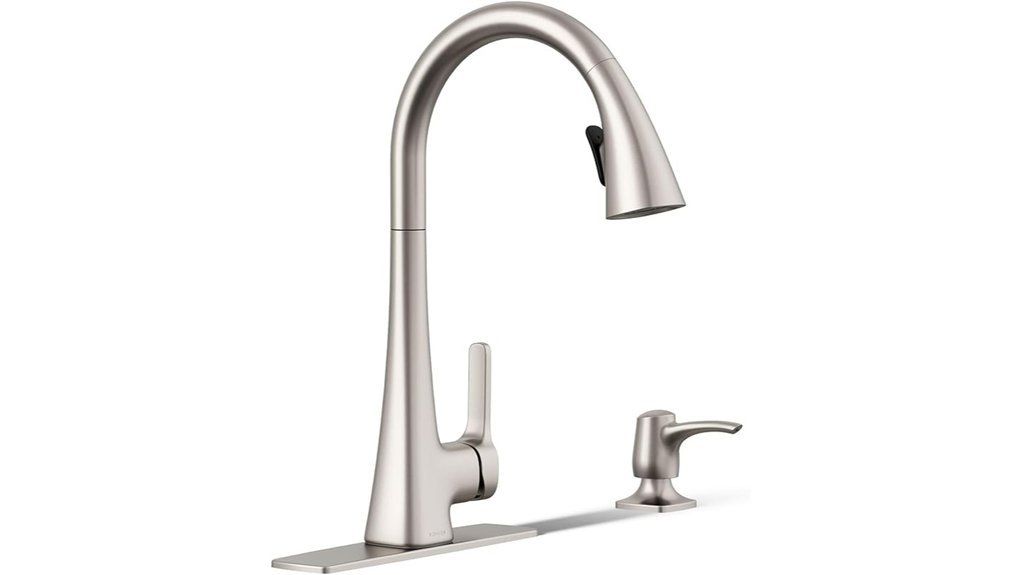 maxton pull down faucet set