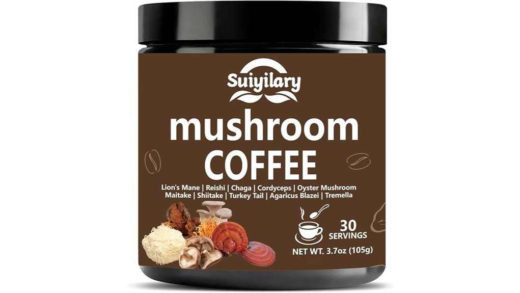 mushroom coffee with arabica