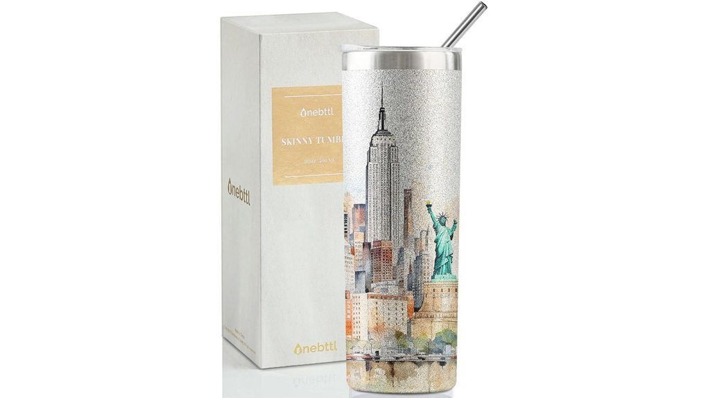 nyc skyline tumbler 20oz