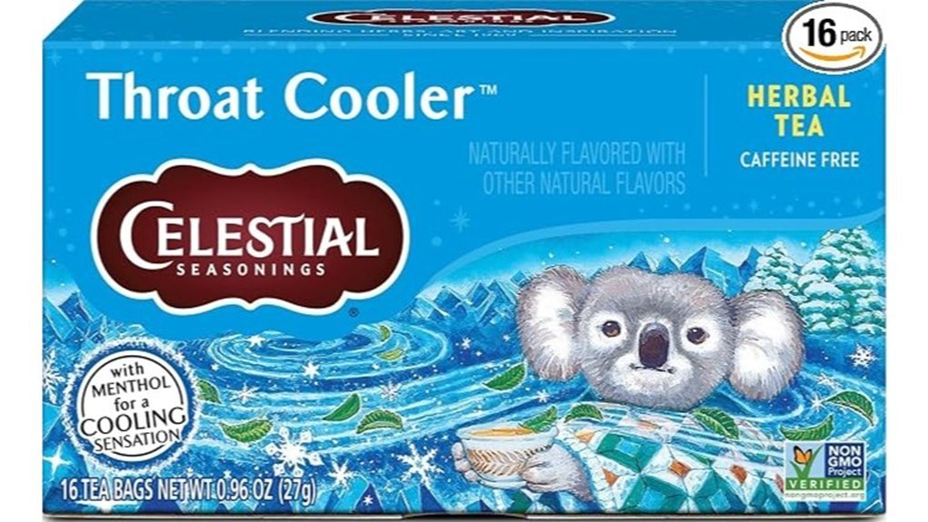 soothing herbal throat tea
