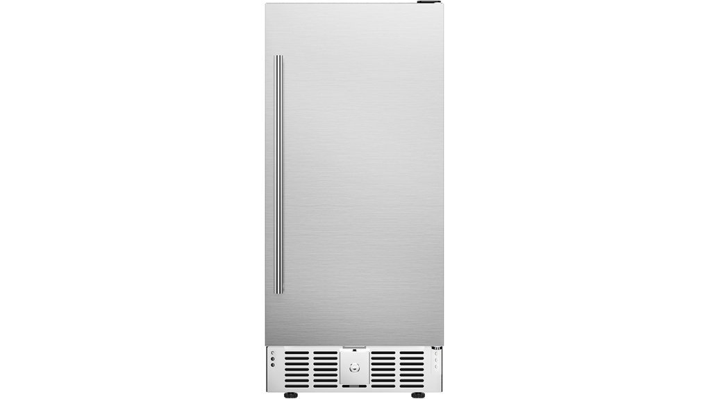 silver 15 inch beverage cooler