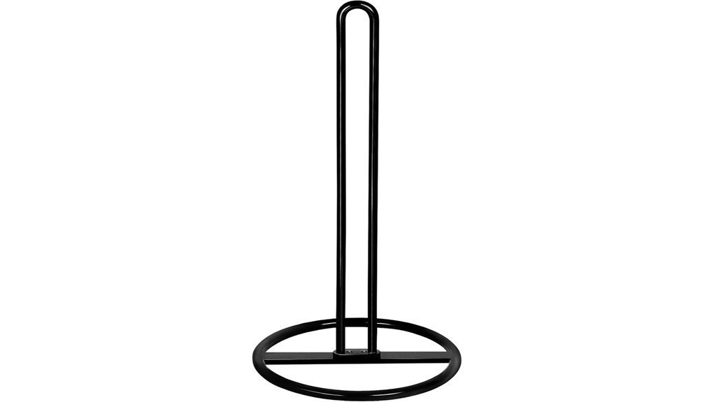 Best Paper Towel Holders That Instantly Upgrade Counters stylish black paper towel holder
