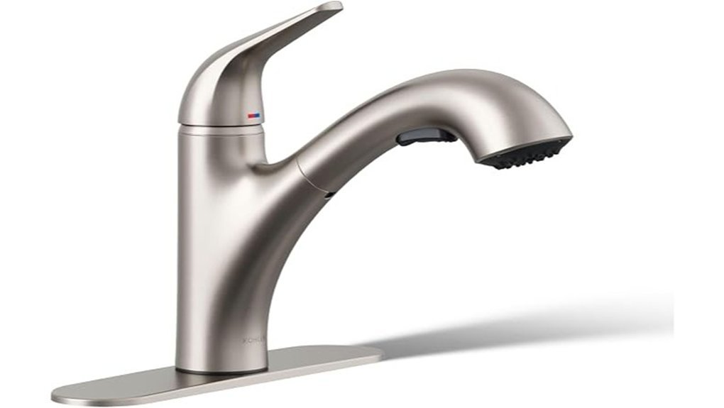 stylish pull out kitchen faucet