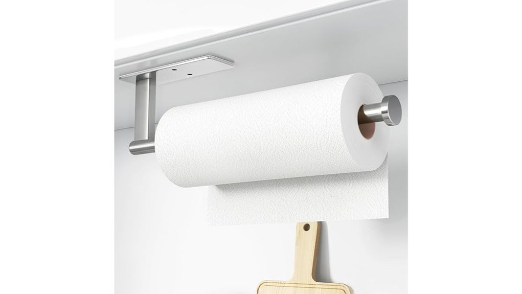 stainless steel paper towel holder