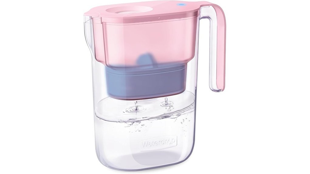 Best Alkaline Machine Picks for Cleaner-Tasting Water pink 7 cup alkaline pitcher