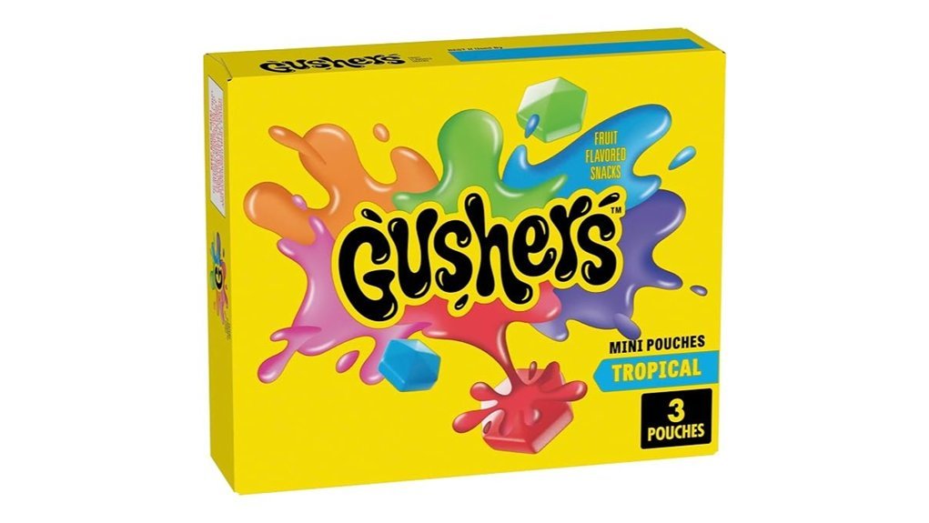tropical fruit snack pouches