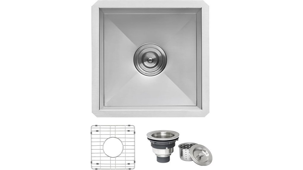 undermount bar sink design