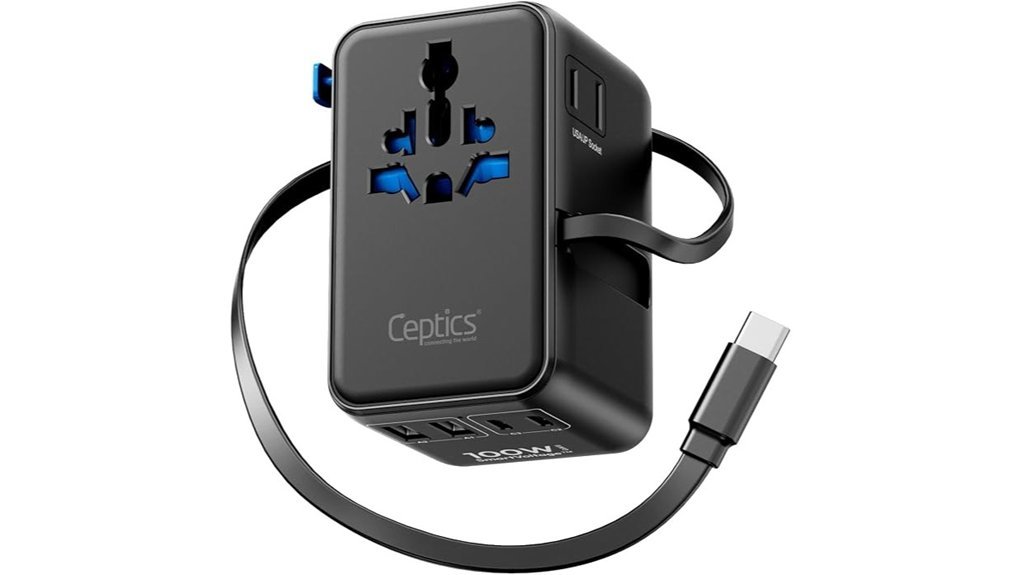 universal travel adapter usb c