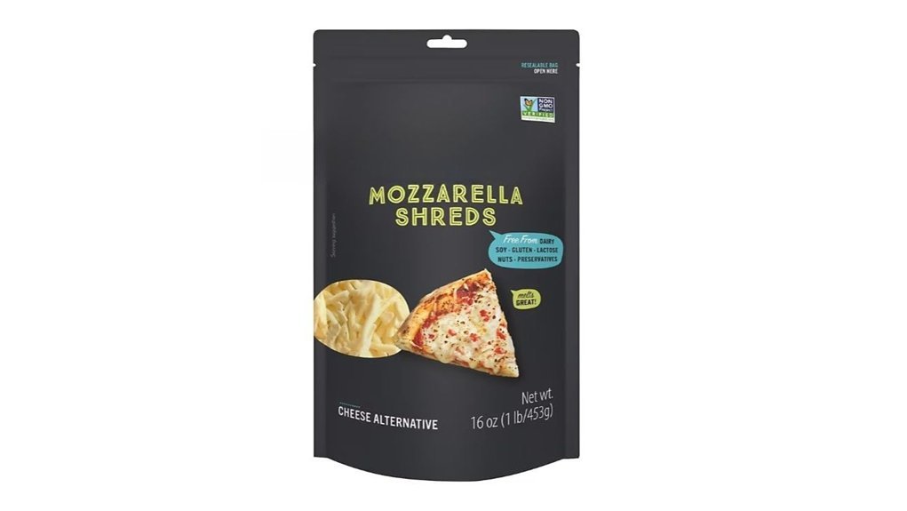 vegan dairy free mozzarella shreds