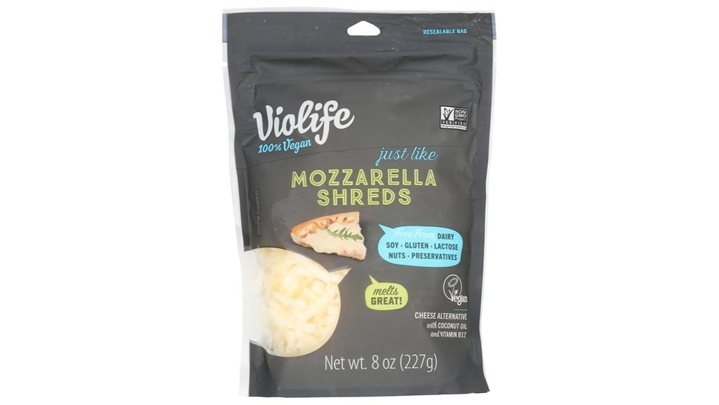 vegan mozzarella cheese shreds