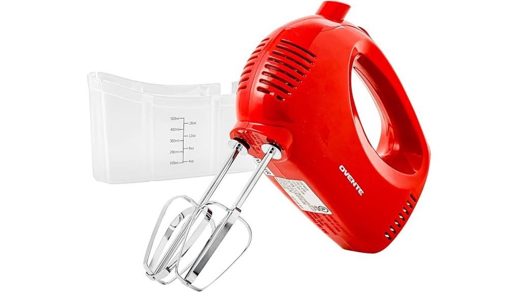 versatile 5 speed hand mixer