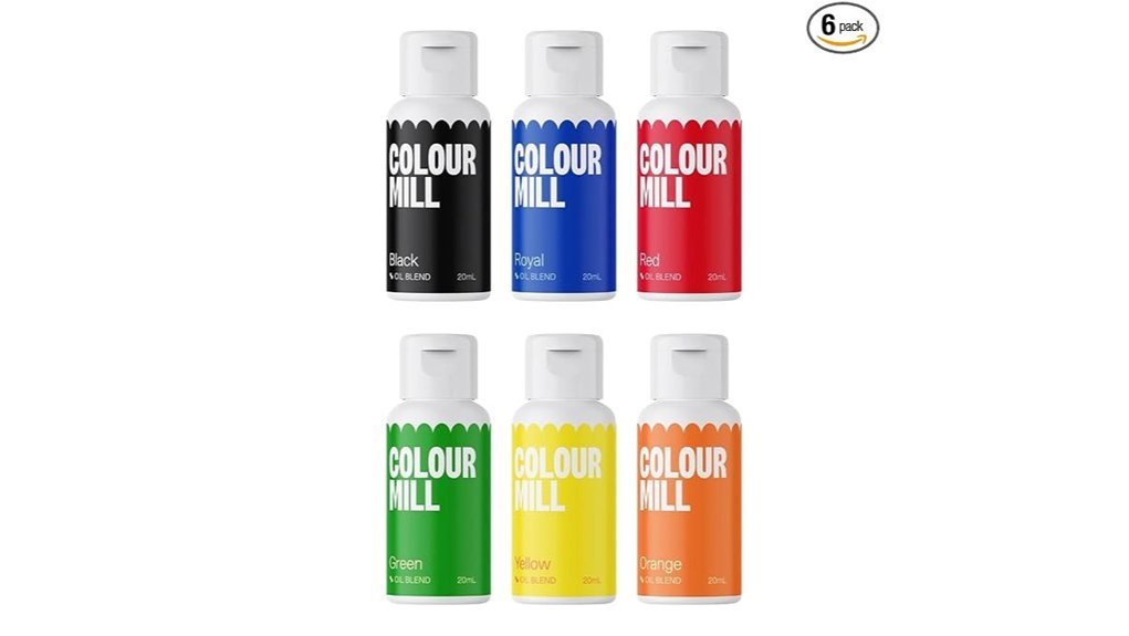 vibrant oil based food coloring