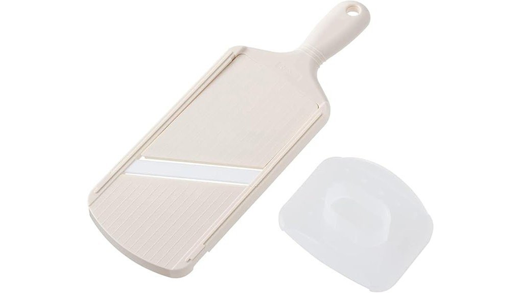 adjustable white ceramic slicer