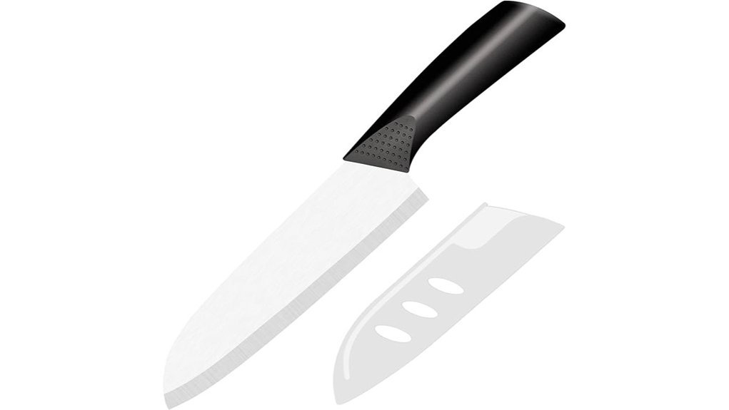 ceramic santoku chef knife