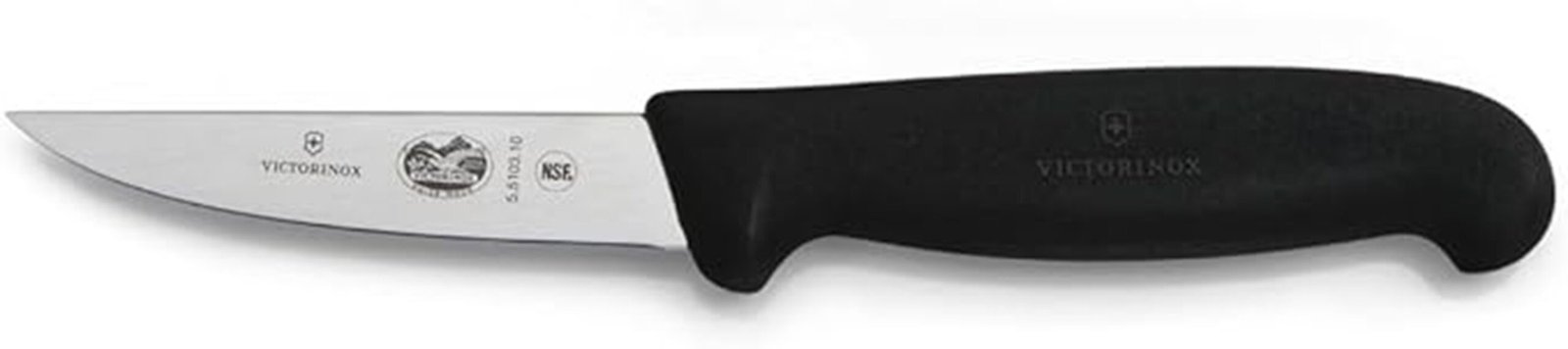 compact black paring knife
