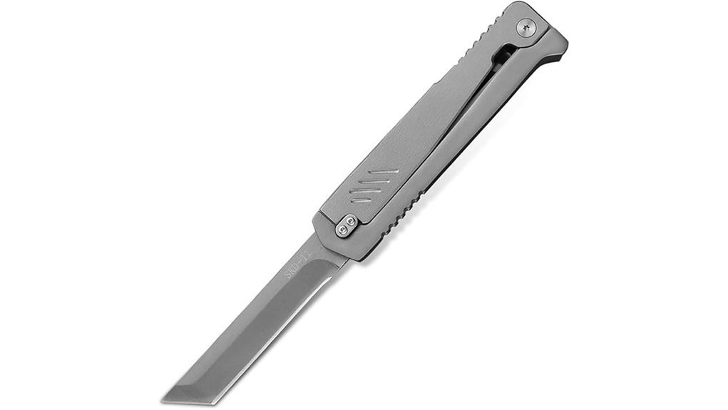 d2 steel folding knife