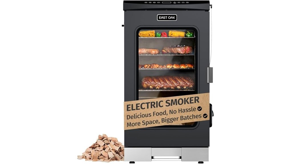 electric smoker with probe