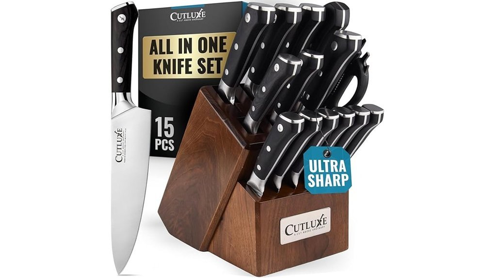 elegant knife set bundle