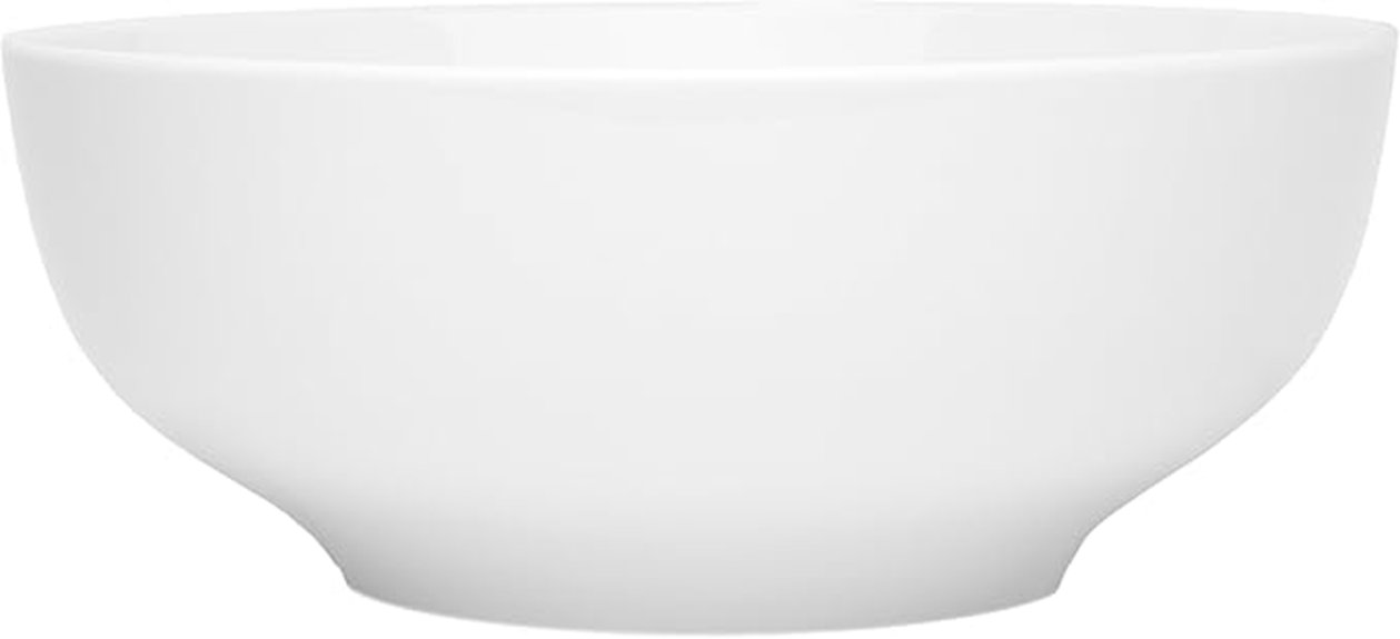 elegant porcelain serving bowl