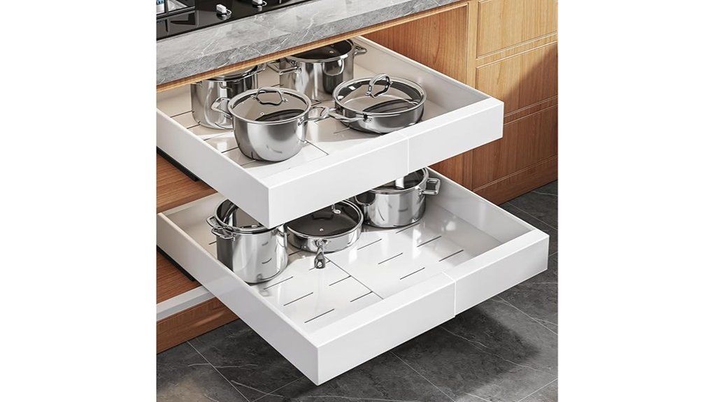expandable cabinet organizer set
