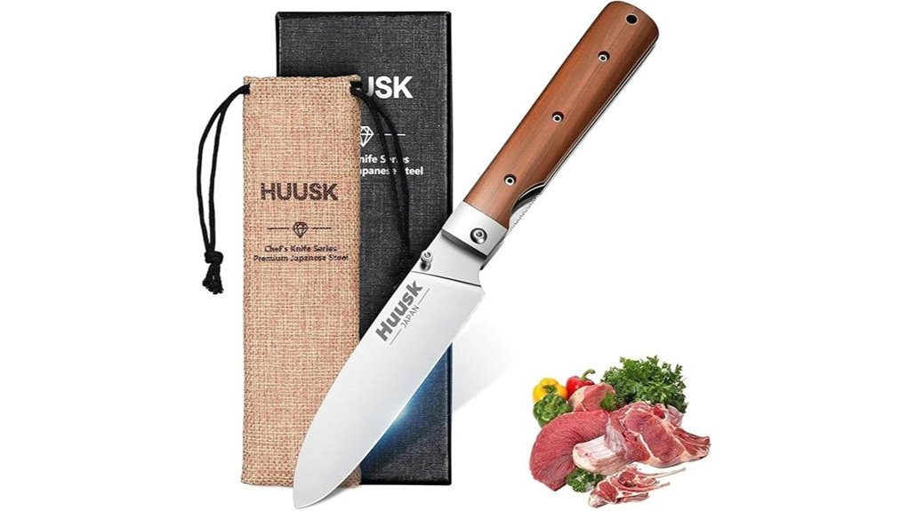 folding santoku pocket knife