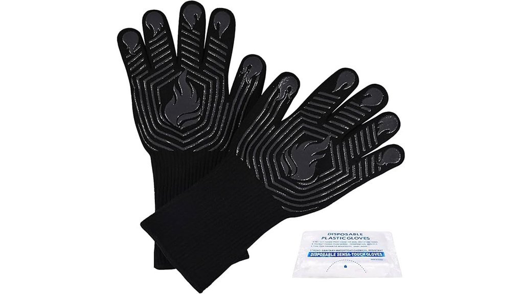 heat resistant grilling gloves