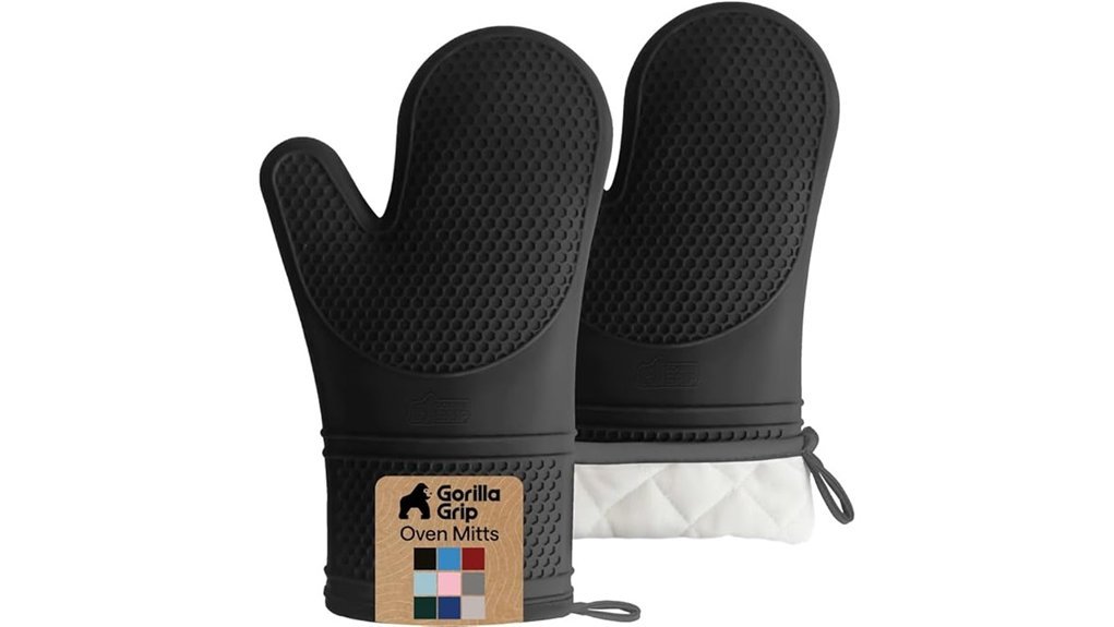 heat resistant silicone mitts
