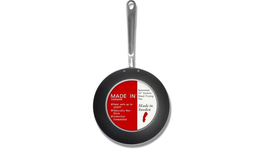 high quality carbon steel skillet