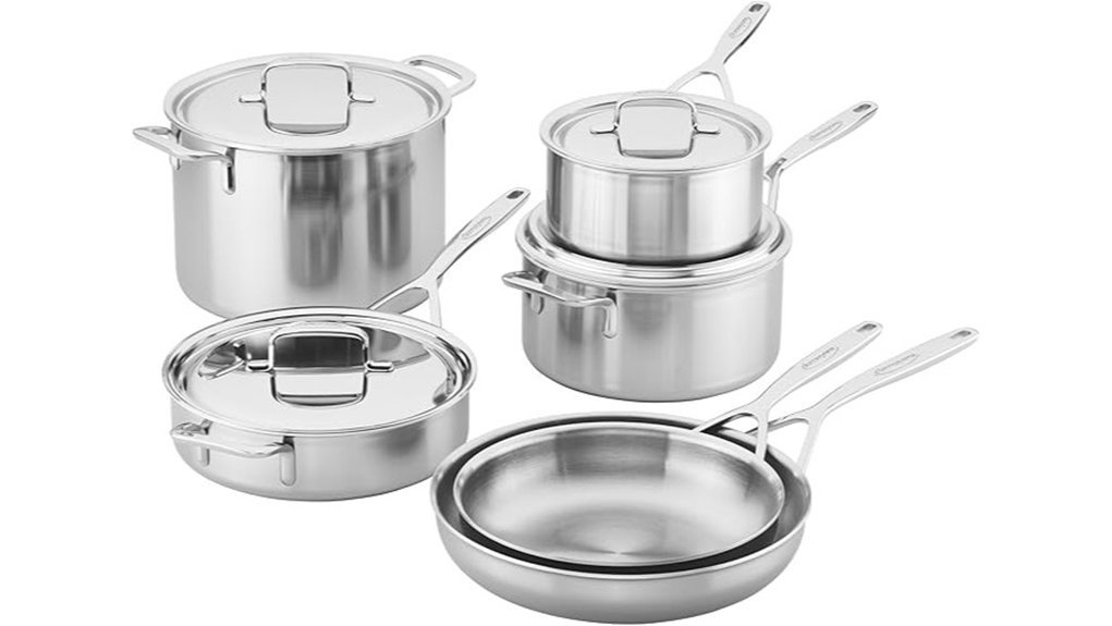 high quality stainless steel cookware
