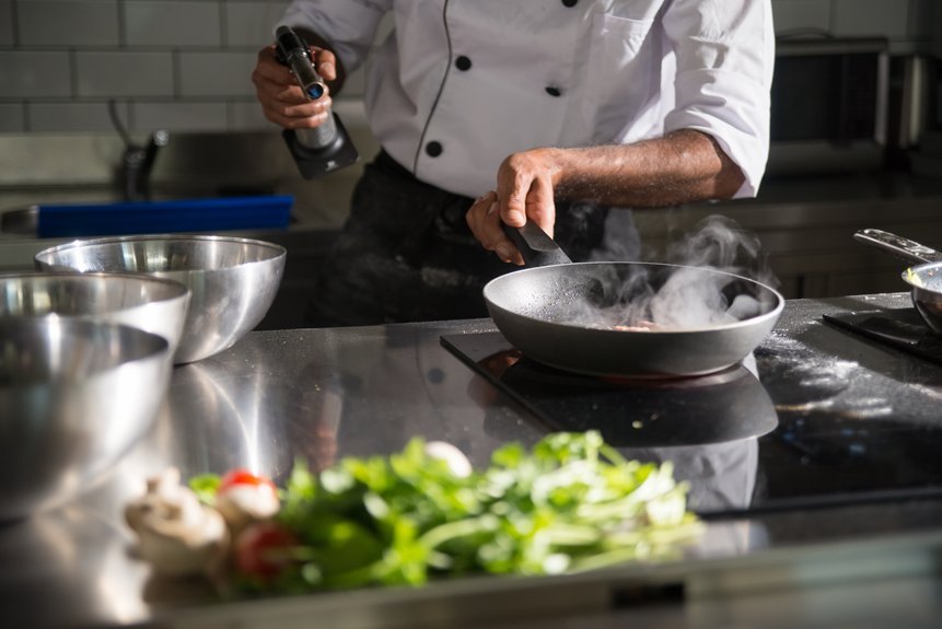 induction friendly carbon steel pan
