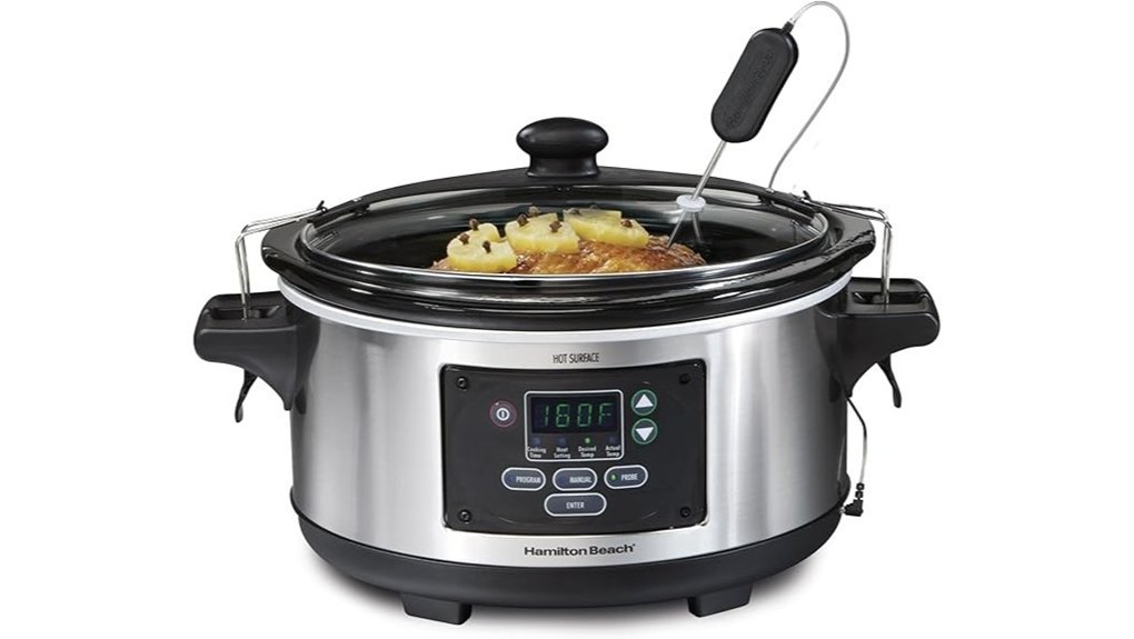 large programmable slow cooker