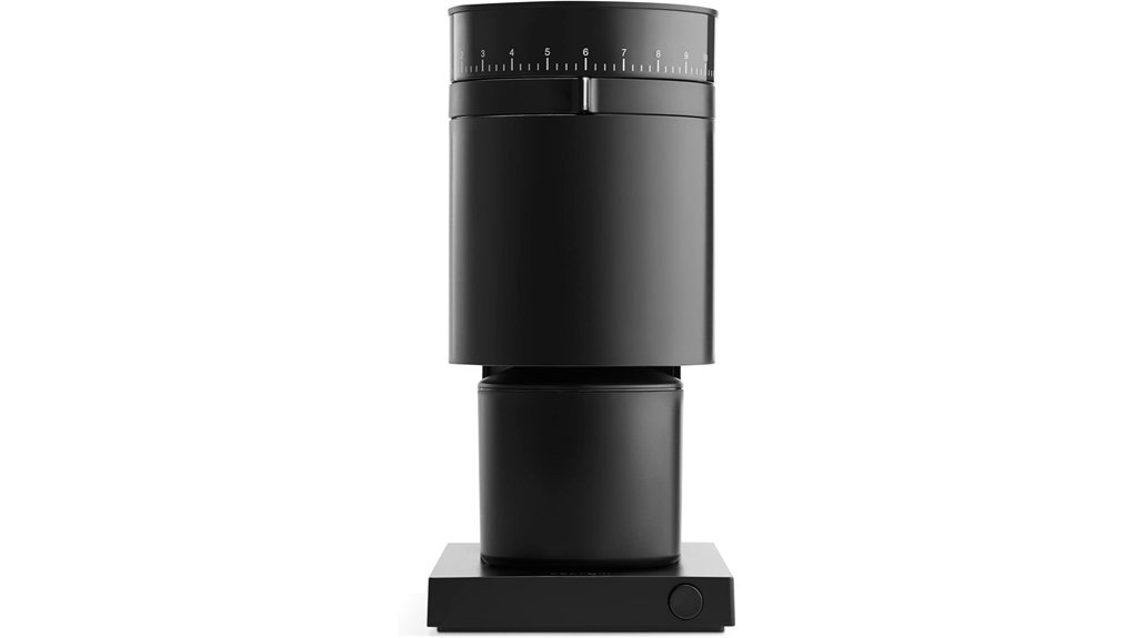 matte black coffee grinder