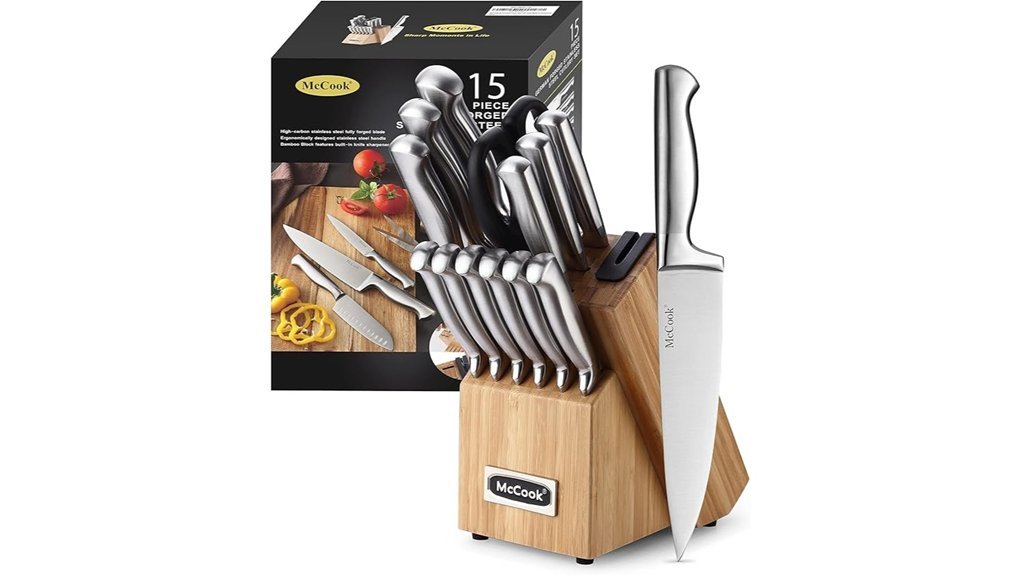 premium 15 piece knife set