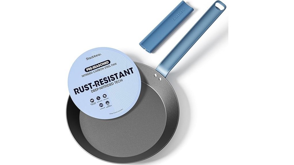 preseasoned carbon steel skillet