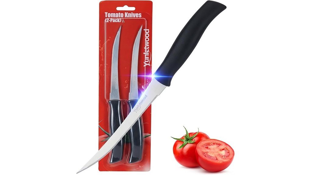 serrated stainless steel knives