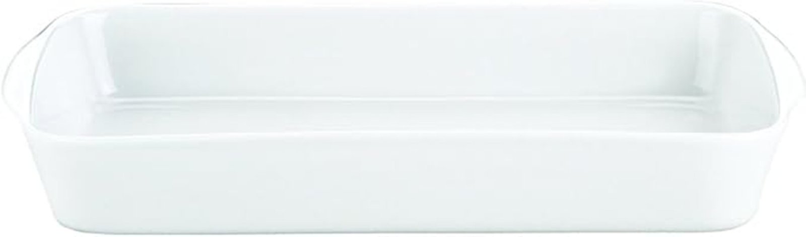 small rectangular porcelain baker