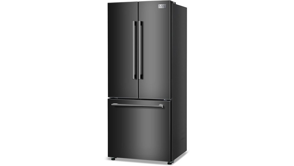 spacious french door refrigerator