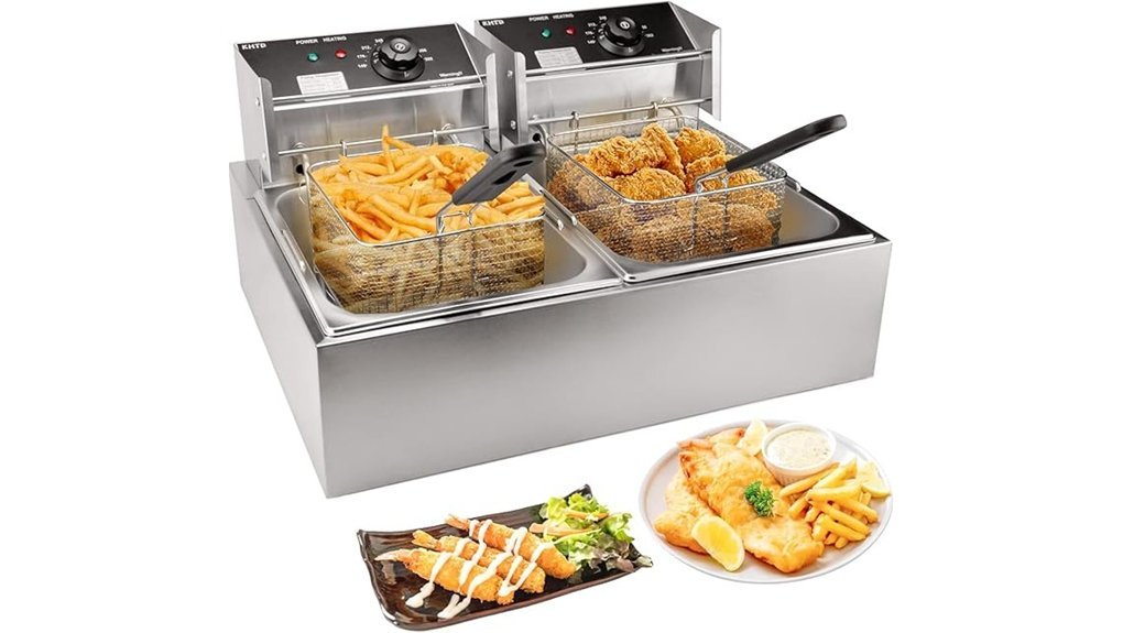 stainless steel deep fryer