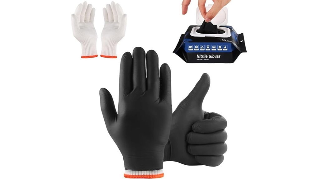 xl nitrile bbq gloves