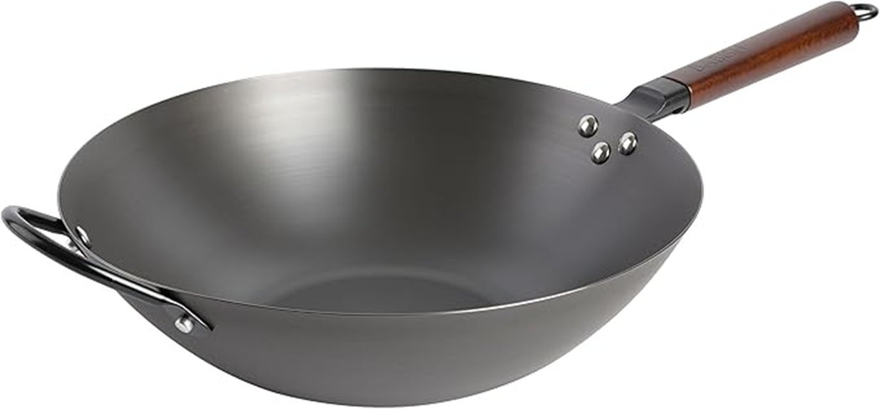 babish 14 inch flat wok