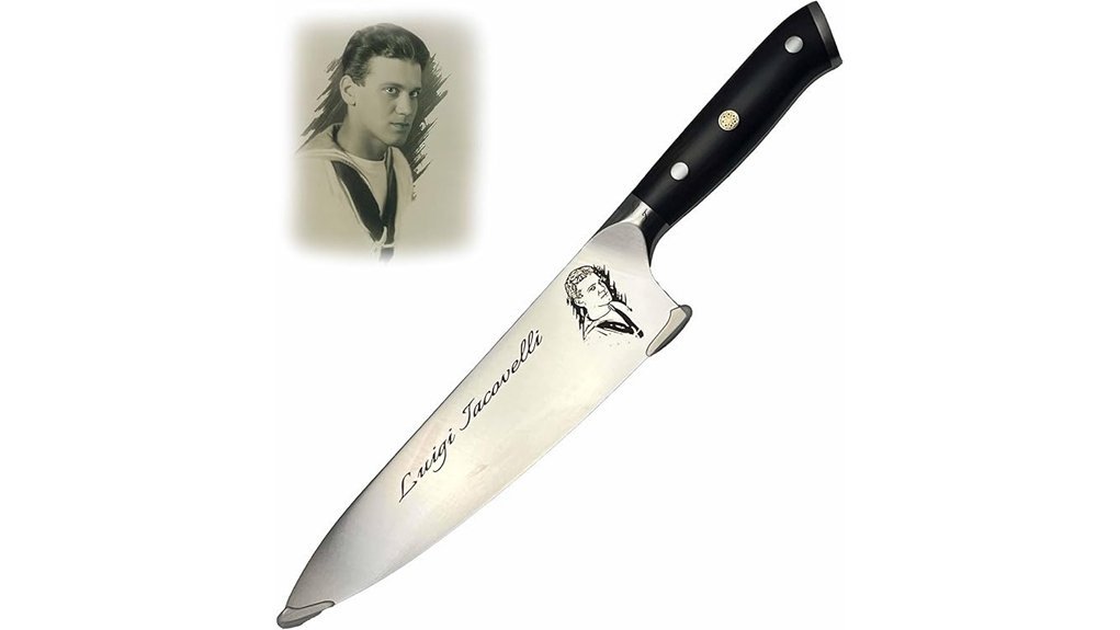 custom engraved chef knife